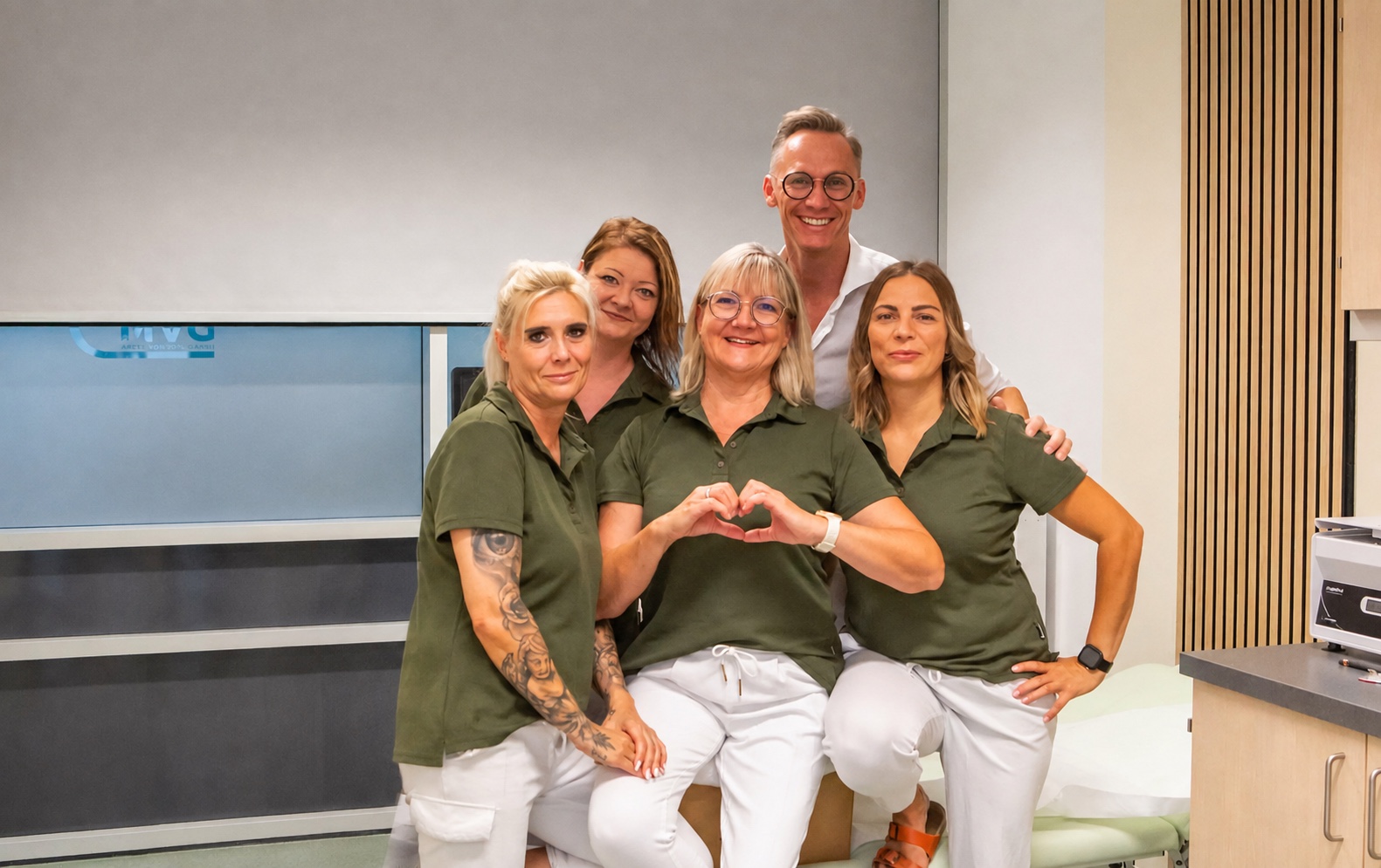 Team der MVG Praxis Bautzen mit Dr. med. Christian Martensson von Gasö